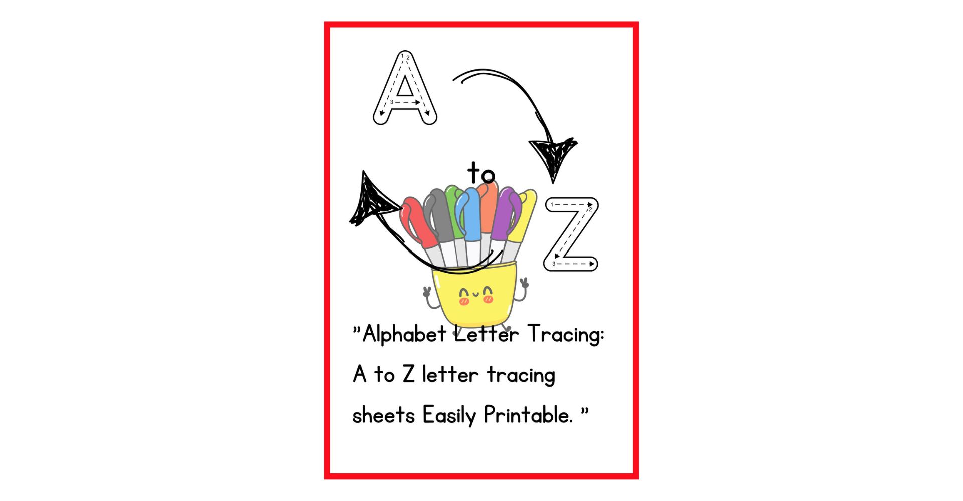 English Alphabet tracing lkg worksheets