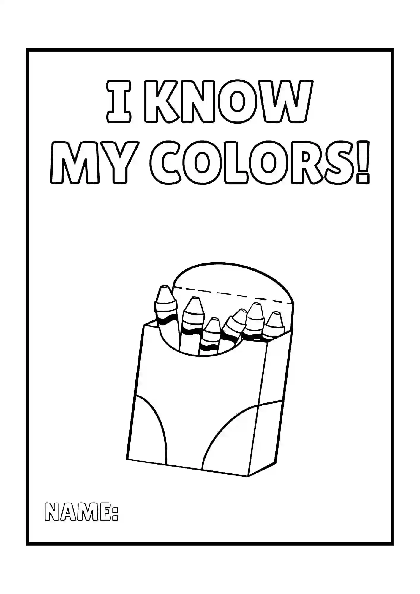 Color Fun Activity Worksheets 