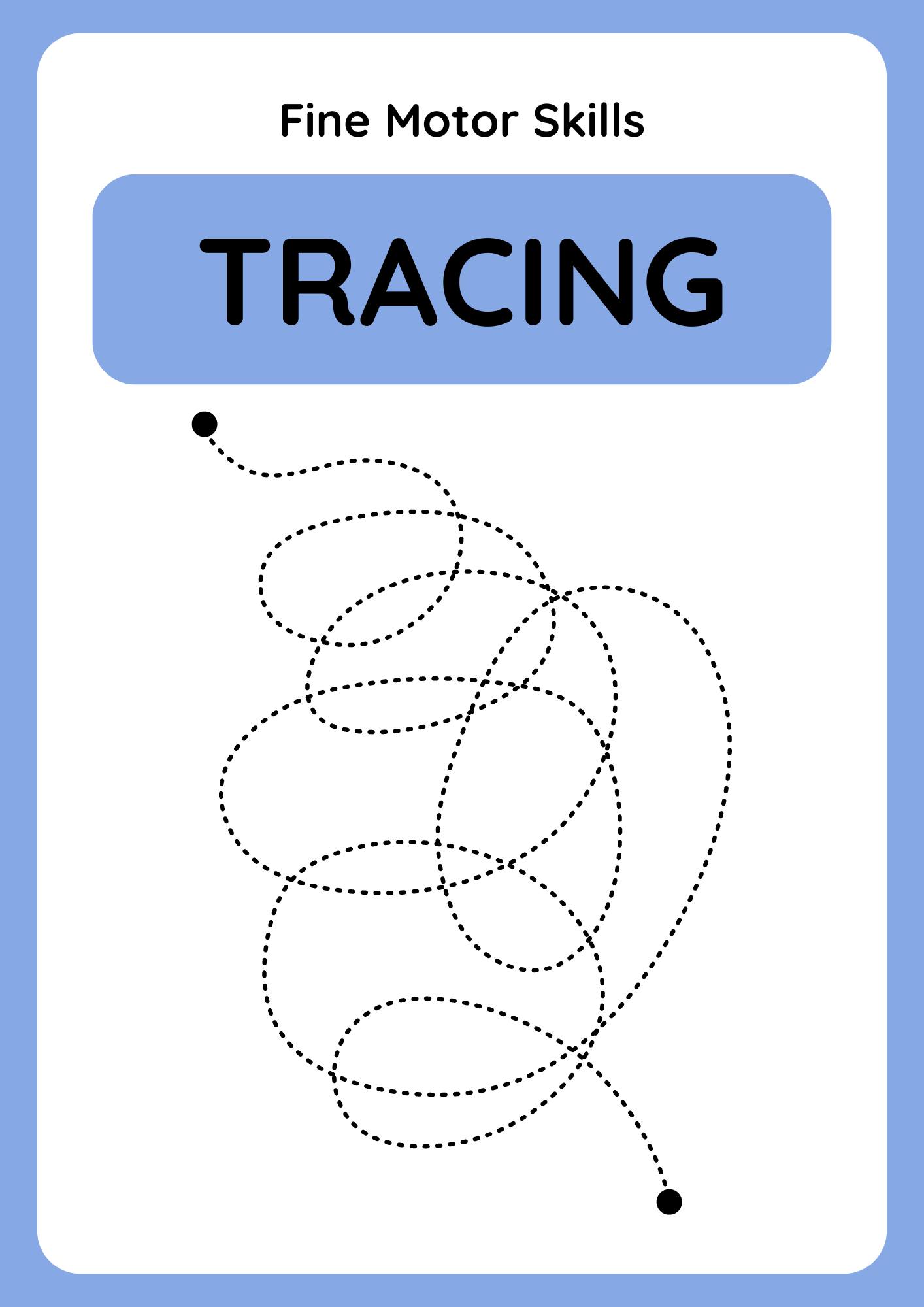  Line Tracing worksheets/ curved lines 