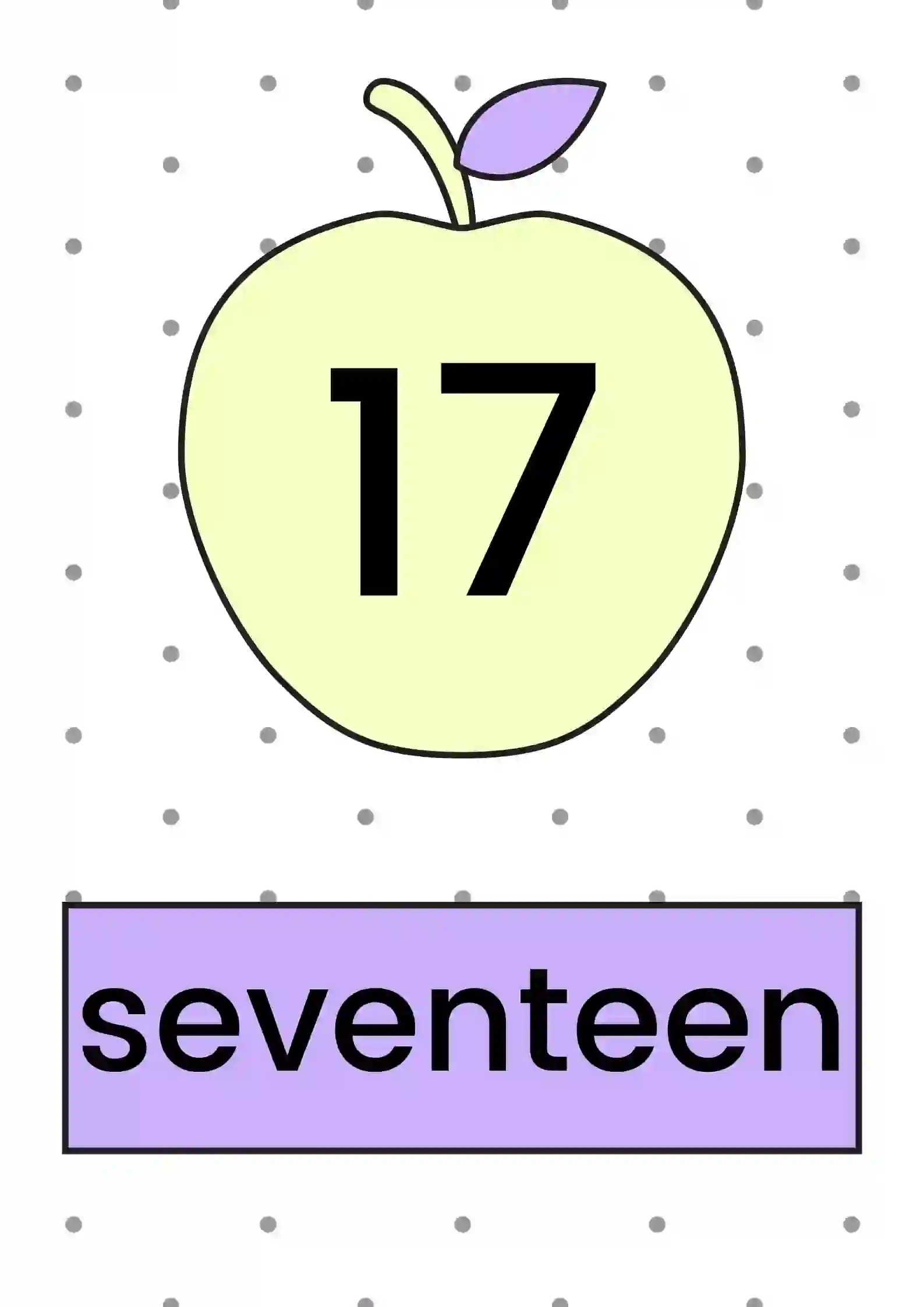 Number Posters 1-20  Number (17)