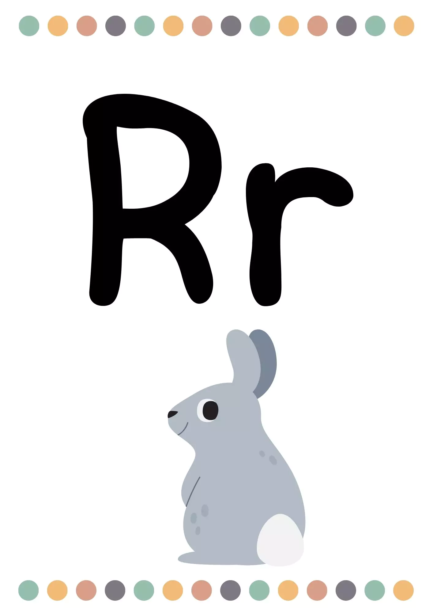 Alphabet Posters With Pictures letter R
