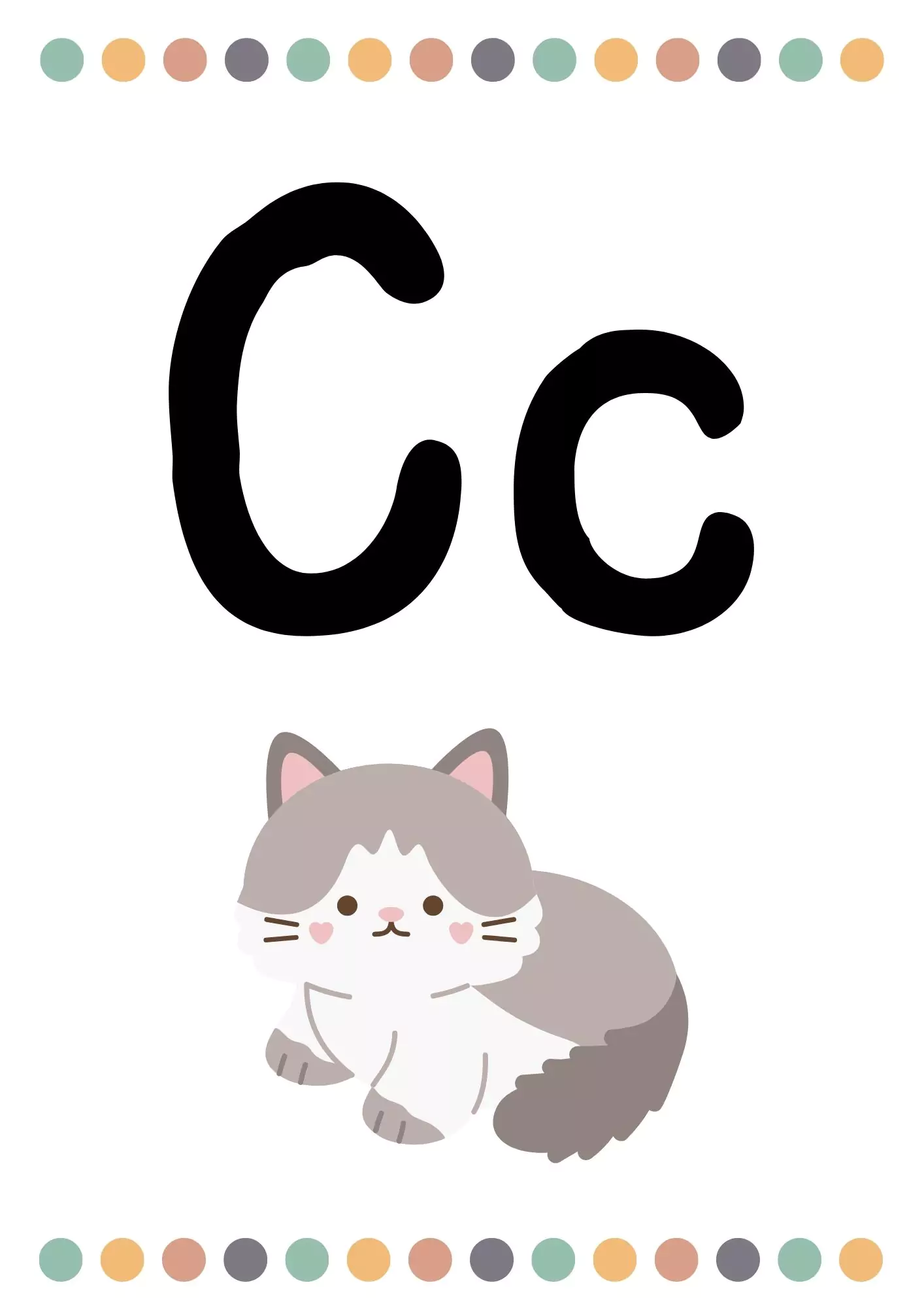 Alphabet Posters With Pictures letter C