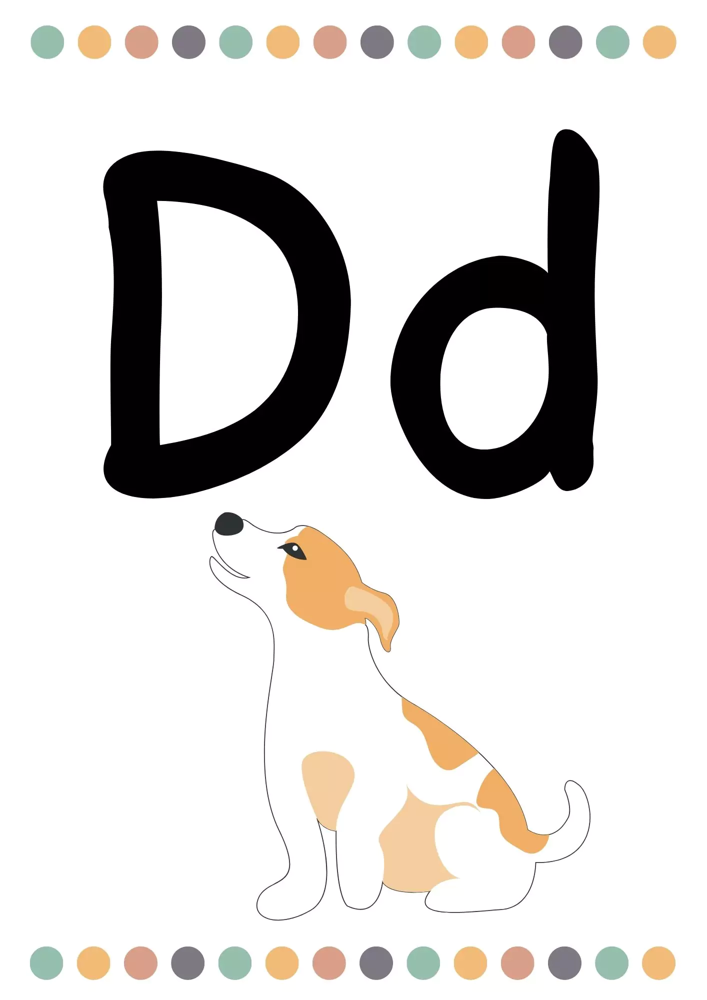 Alphabet Posters With Pictures letter D