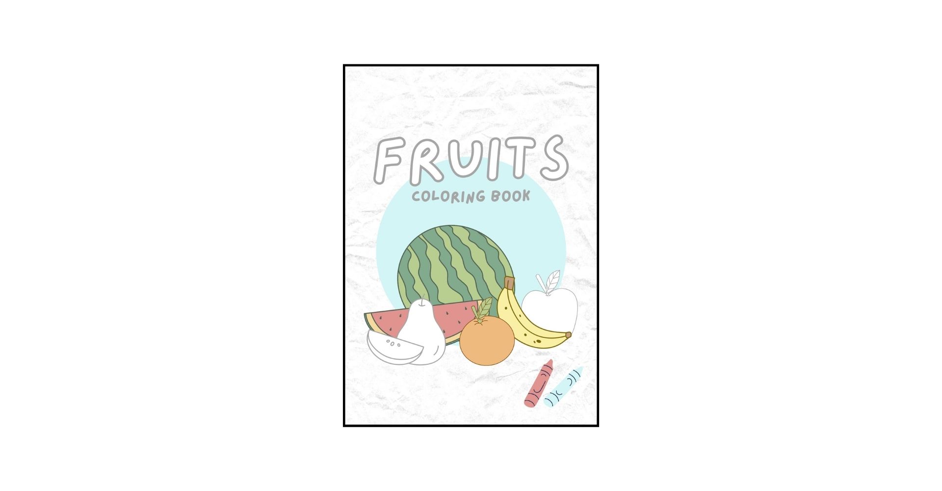Fruits Colouring Worksheets