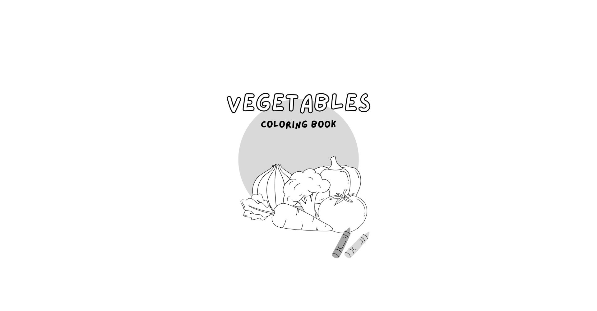 Vegetables Colouring Worksheets