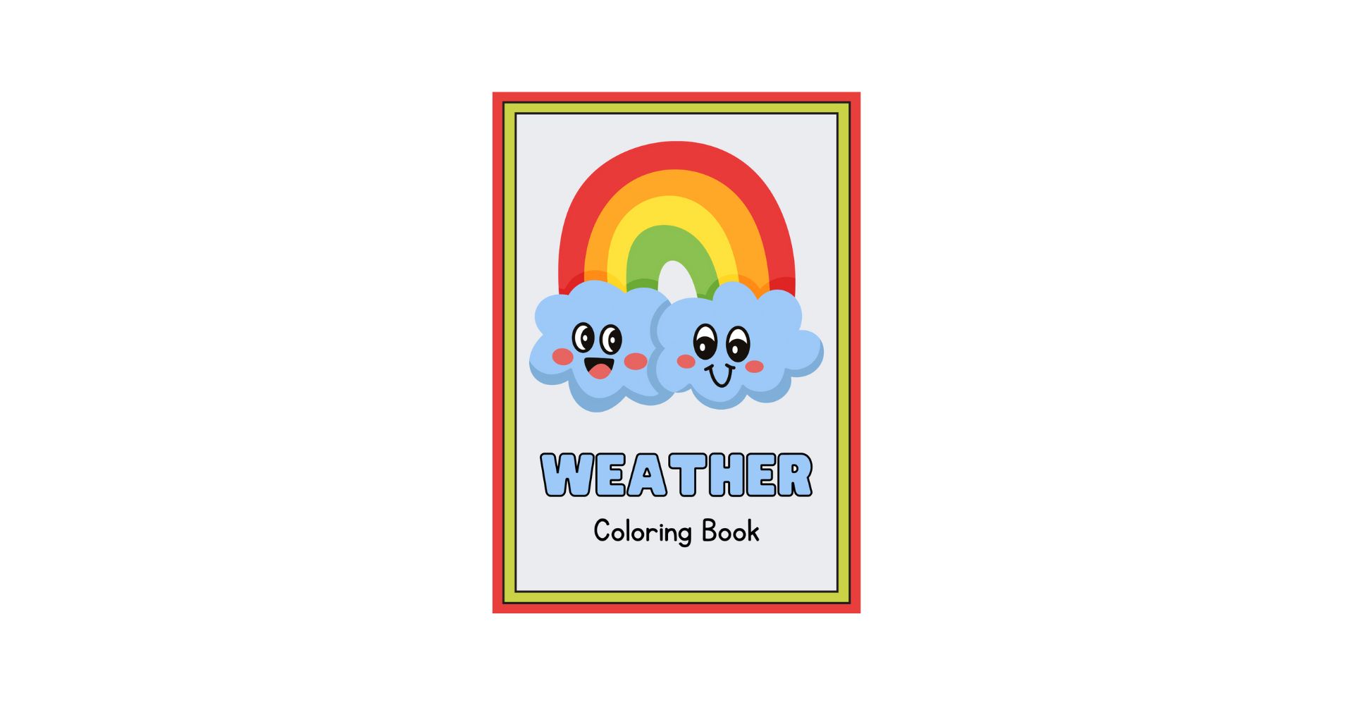 weather coloring worksheets for kids.