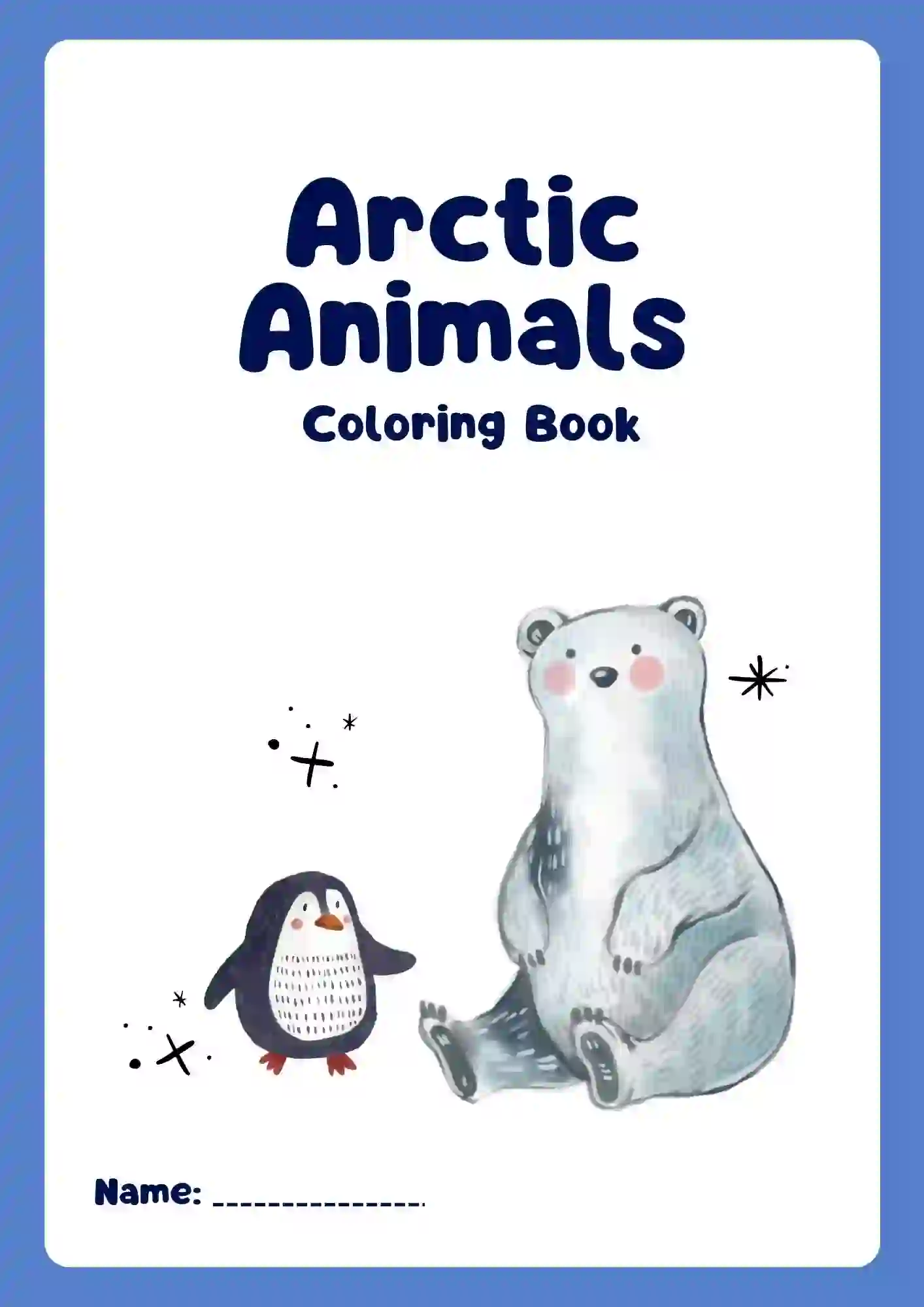 Arctic Animal Coloring Worksheets 