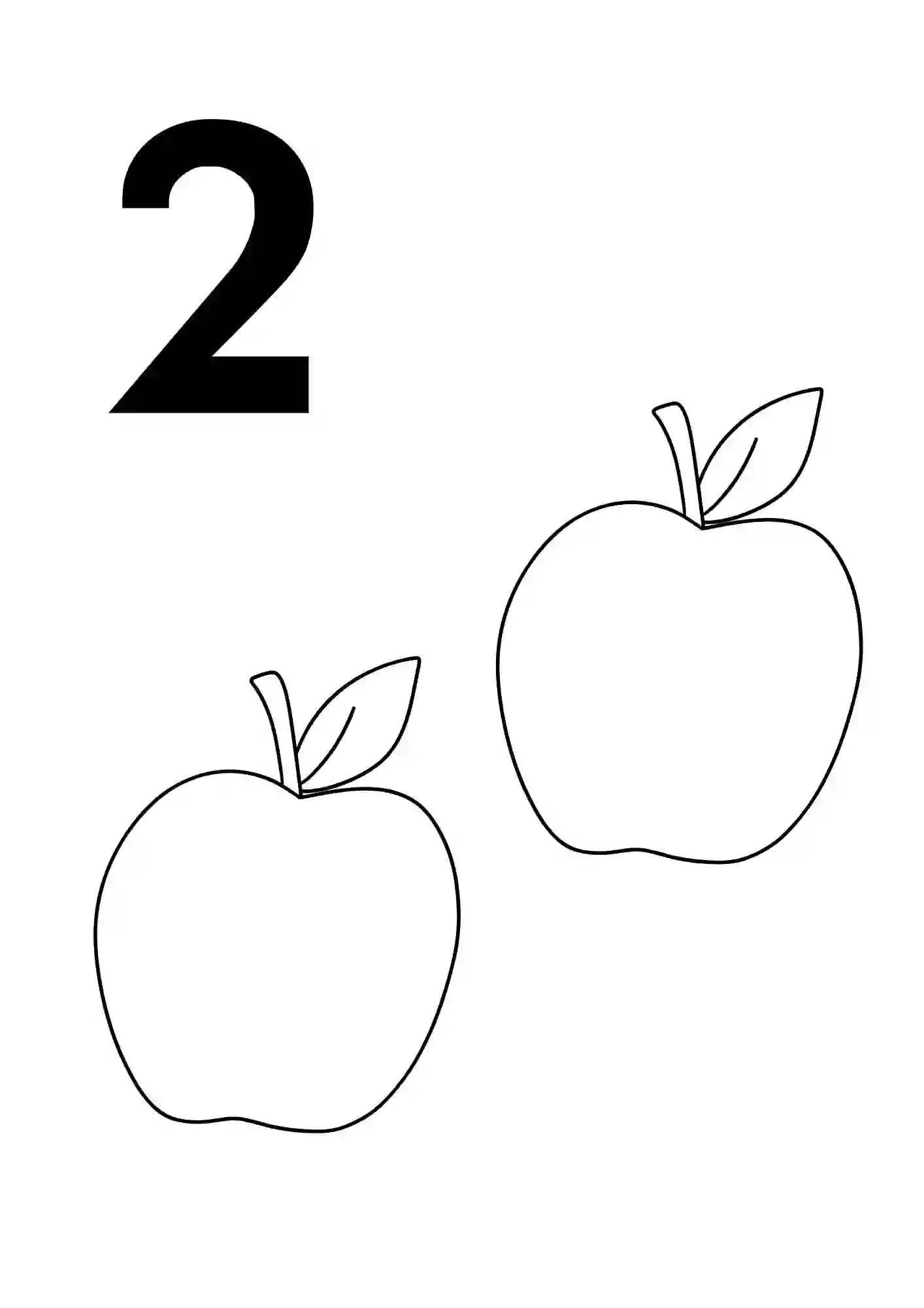 Count And Color Worksheets 1-10 (NUMBER 2)