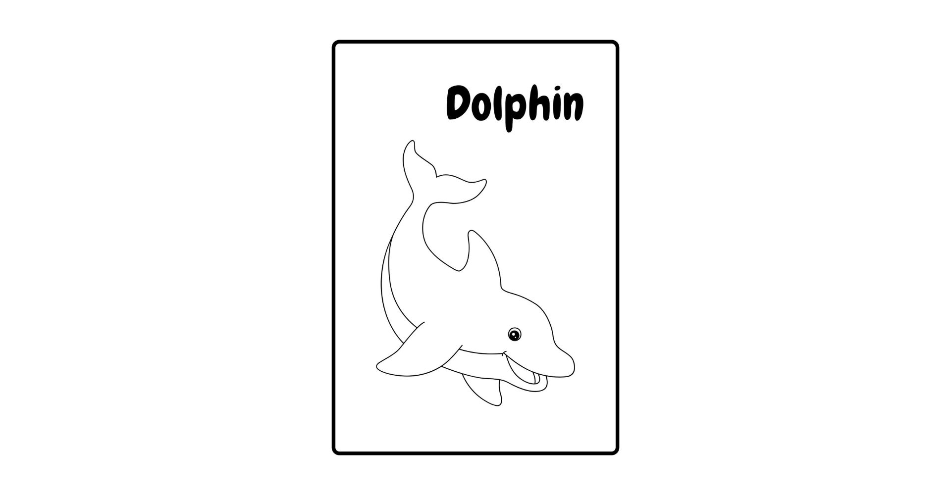 Sea Animals Coloring Worksheets For kindergarten Kids