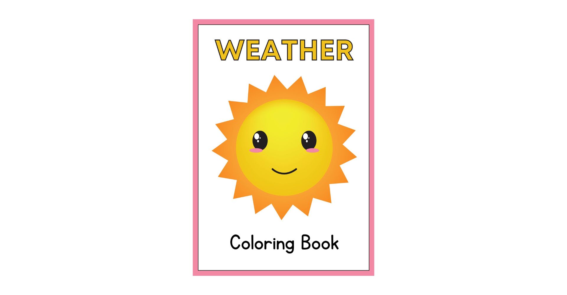 Weather Coloring Worksheets for Kindergarten