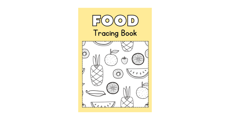 Fruits Tracing & Coloring Worksheets