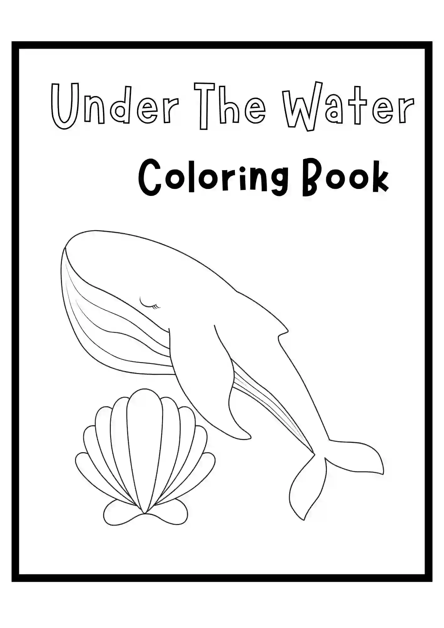 Under the Water Colouring Worksheets