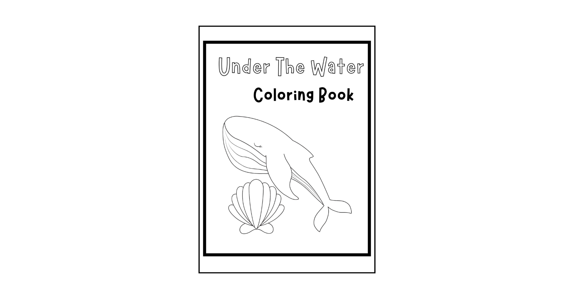 Under the Water Colouring Worksheets for kindergarten