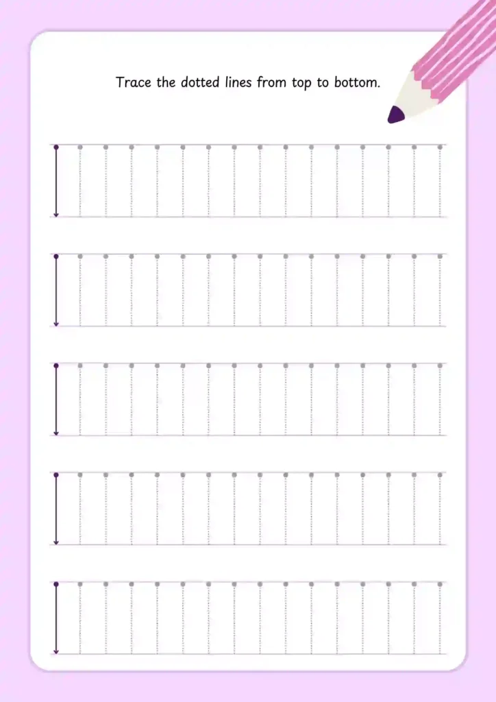 Standing Line Worksheets for Nursery